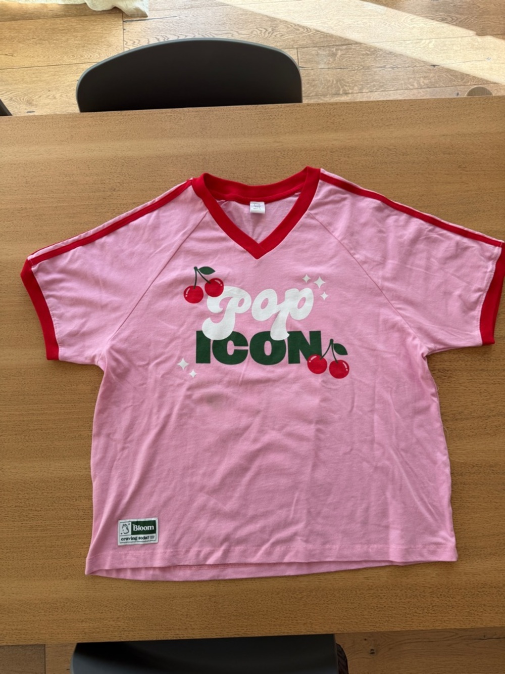 Pop Icon Pink & Red Graphic Tee